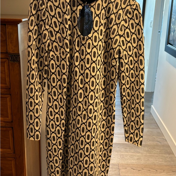 Chaize black and white print dress - Picture 2 of 10